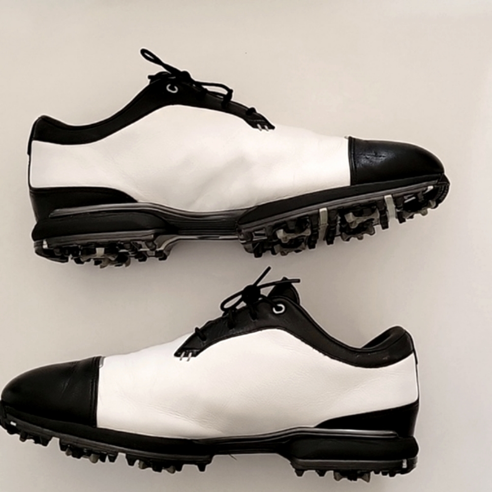 Nike Tour Premium Golf Shoes - Mens White/Black/Grey Size 10